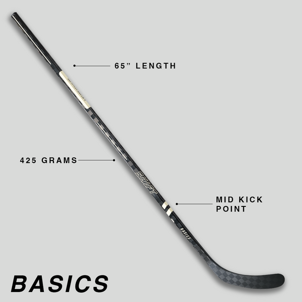 Basics - Senior Hockey Stick - Standard 65"