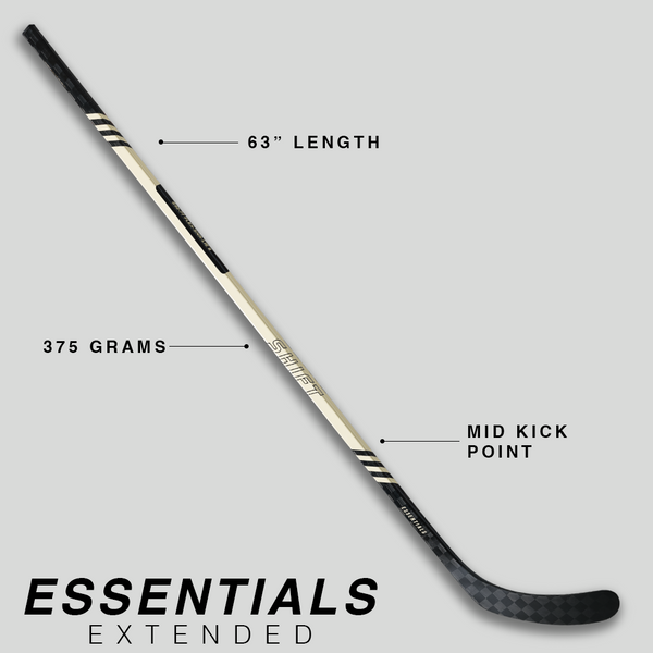 Essentials - Intermediate Hockey Stick - Extended 63"