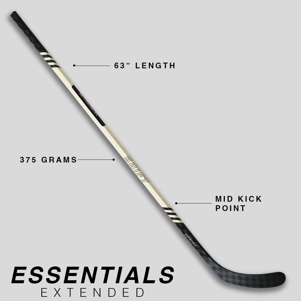 Essentials - Intermediate Hockey Stick - Extended 63"