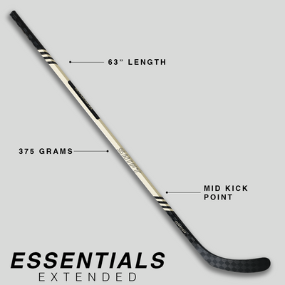 Essentials - Intermediate Hockey Stick - Extended 63"