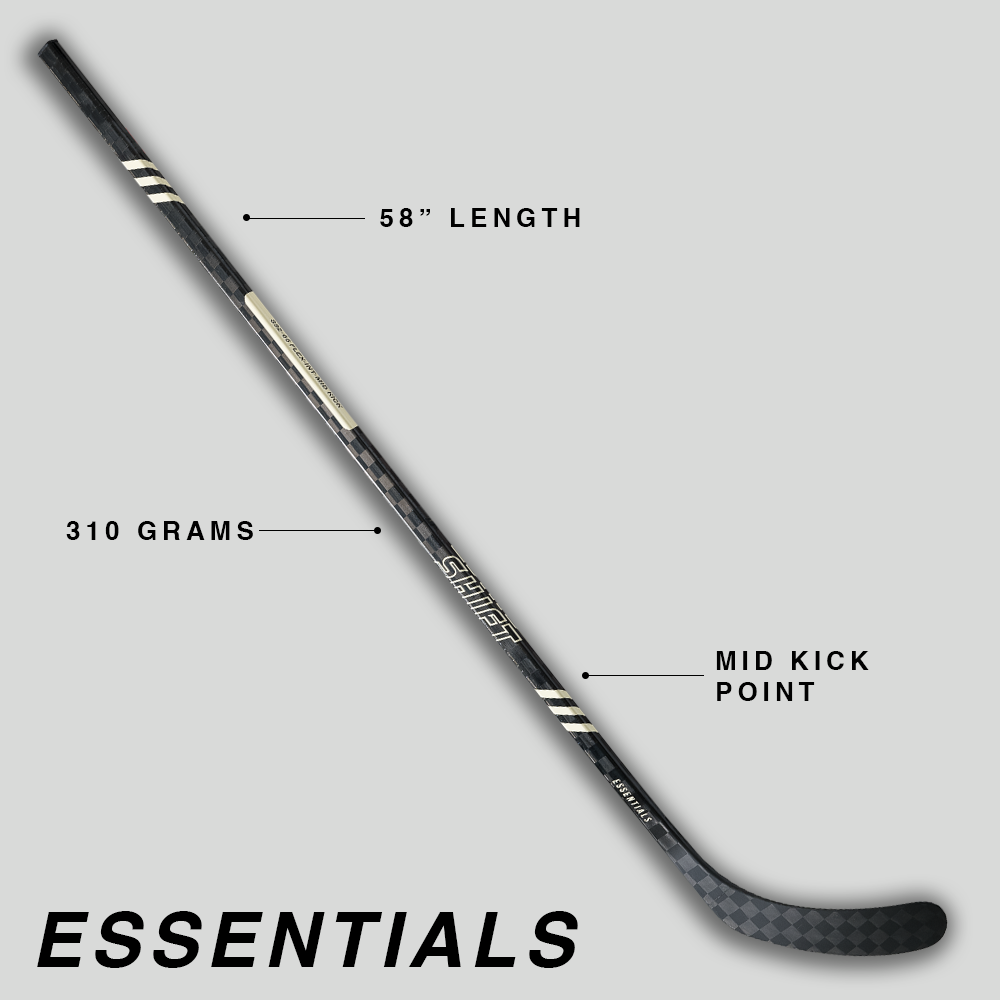 Essentials Carbon - Junior Hockey Stick - 58"