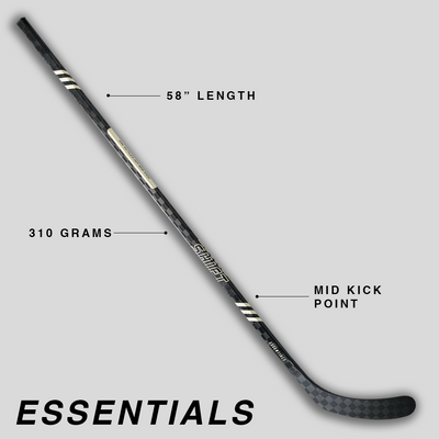 Essentials Carbon - Junior Hockey Stick - 58"