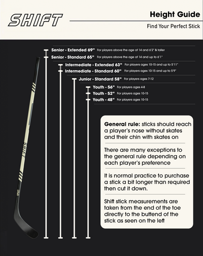 Essentials - Senior Hockey Stick - Standard 65"