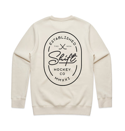 Crew Neck Sweatshirt - Cream